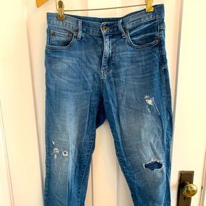 Uniqlo Distressed Boyfriend Jeans